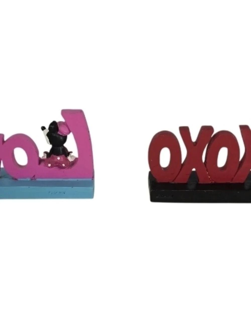 Mickey Mouse XOXO I'm Your Guy Minnie Mouse Love I'm Your Girl  Set Of 2 Disney - Picture 2 of 10